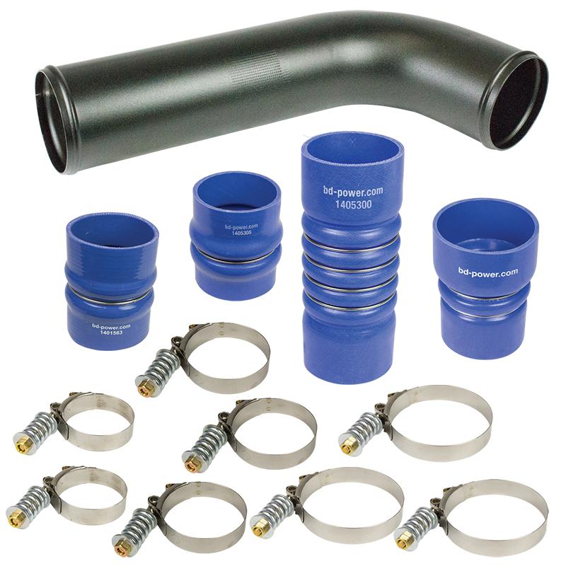 Chevrolet Duramax Intercooler Hose and Clamp Kit - BD Diesel - `01-`04